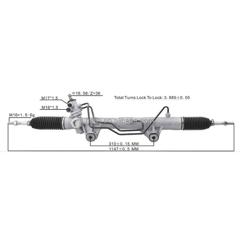 Auto Power Steering Gear Rack For Mitsubishi Triton 2016- 4410A604