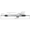 Auto Power Steering Gear Rack For Nissan Armada 2016 2017 2018 2019 2020 49001-5ZP0A