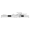 Auto Power Steering Gear Rack For Toyota Corolla AE95 1990-1995 4425012232 44250-12232