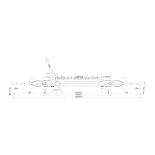 Auto Power Steering Gear Rack For Chevrolet Orlando 26215989