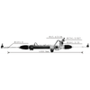 Auto Power Steering Gear Rack For Isuzu D-Max 2WD 2002- 8979435180 8979445200 8-97943518-0 8-97944520-0