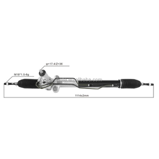 Auto Power Steering Gear Rack For Hyundai Santa Fe 2.4 2009-2012 57700-2B210 57700-0W100 26-2450
