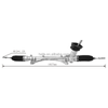 Auto Power Steering Gear Rack For Nissan Livina 2006- 48001CJ41A 48001-CJ41A