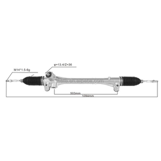 Auto Power Steering Gear Rack For Toyota Prius 2010 2011 2012 2013 2014 2015 4551047040 45510-47040
