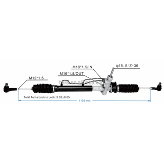 Auto Power Steering Gear Rack For Chevrolet Exclusive Joy S11-3400010BB 96518943 96518944