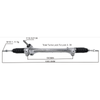 Auto Power Steering Gear Rack For Toyota Alphard 2015 2016 2017 2018 2019 2020 4551058080 45510-58080