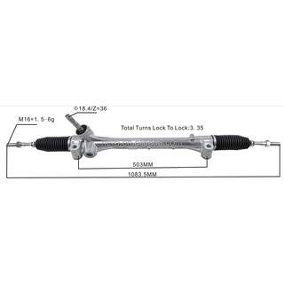 Auto Power Steering Gear Rack For Toyota Alphard 2015 2016 2017 2018 2019 2020 4551058080 45510-58080
