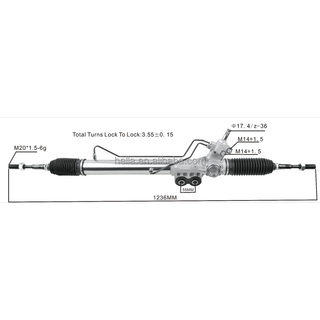 Auto Power Steering Gear Rack For Nissan Patrol Y62 2010 2011 2012 2013 2014 49001-5ZP0A