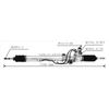 Auto Power Steering Gear Rack For Toyota Land Cruiser 4700 1998-2003 4425060060 44250-60060