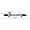 Auto Power Steering Gear Rack For Toyota Alphard 2002 2003 2004 2005 2006 44200-28410 44200-28420