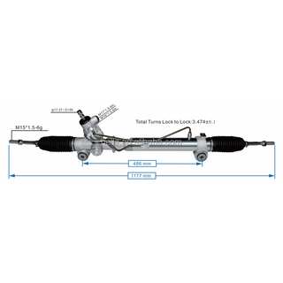 Auto Power Steering Gear Rack For Toyota Alphard 2002 2003 2004 2005 2006 44200-28410 44200-28420