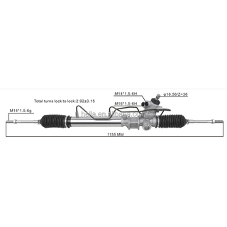 Auto Power Steering Gear Rack For Toyota Hiace 1989-2006 4425026350 4425026050 4425026351 44250-26350 44250-26050 44250-26351