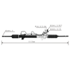 Auto Power Steering Gear Rack For Hyundai Tucson 2004 2005 2006 2007 2008 57700-0Z800 57700-2E800