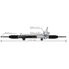 Auto Power Steering Gear Rack For Dodge Dakota 2WD 4WD 3.7L 4.7L 2005-2012 52013466AM