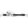 Auto Power Steering Gear Rack For Chevrolet Aveo 2010 2011 2012 2013 2014 2015 93238311 95238311 95212633