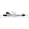 Auto Power Steering Gear Rack For Chevrolet Nexia Cobalt Lova 09020408
