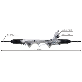 Auto Power Steering Gear Rack For Mazda B2500 B3000 B4000 1L523504CARM 1L5ZE280AA 1L5Z3504DARM