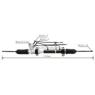 Auto Power Steering Gear Rack For Mazda 121 KK136-32-960B