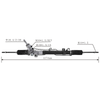 Auto Power Steering Gear Rack For Chrysler Caravan 2001 4743142AH 4743142AD 4766321AD