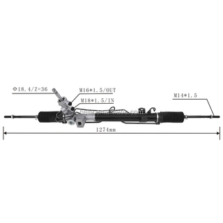 Auto Power Steering Gear Rack For Chrysler Caravan 2001 4743142AH 4743142AD 4766321AD