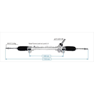 Auto Power Steering Gear Rack For Toyota Sienta 2016 2017 2018 2019 2020 455100D560 45510-0D560