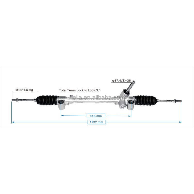 Auto Power Steering Gear Rack For Toyota Sienta 2016 2017 2018 2019 2020 455100D560 45510-0D560