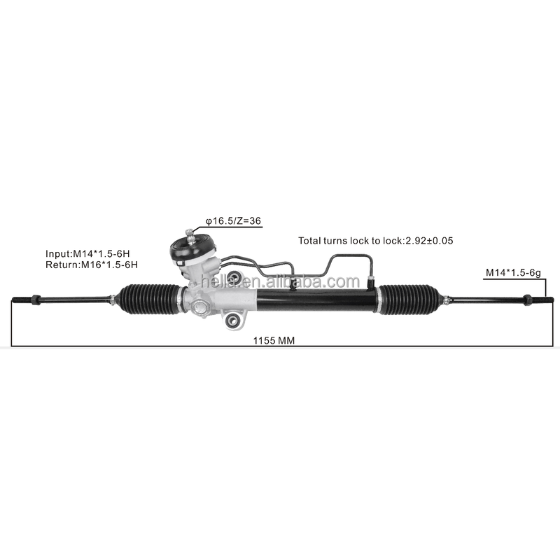 Auto Power Steering Gear Rack For Hyundai Accent 2000 2001 2002 2003 2004 5771025010 5771025000