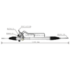 Auto Power Steering Gear Rack For Toyota Avanza 1.3Cc 2003- 44200BZ010 44200-BZ010