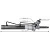 Auto Power Steering Gear Rack For Kia Sephia 1993-1997 4351020308 43510-20308