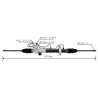 Auto Power Steering Gear Rack For Nissan Altima 2002- 490018J000 49901JA010 49001-8J000 49901-JA010