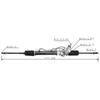 Auto Power Steering Gear Rack For Toyota Corolla EE90 AE100 1987 1988 1989 1990 4425012560 44250-12560