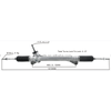 Auto Power Steering Gear Rack For Toyota Sienna ASL30 GSL35 4551008020 45510-08020