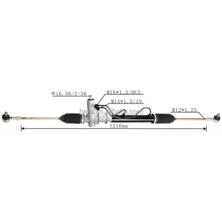 Auto Power Steering Gear Rack For Proton Wira MB682055 PW824267