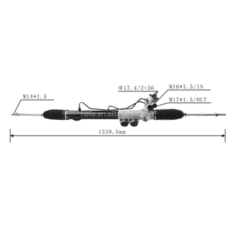 Auto Power Steering Gear Rack For Chevrolet Colorado S10 98214704