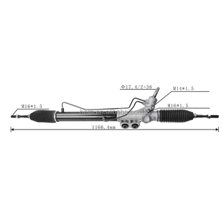 Auto Power Steering Gear Rack For Nissan Xterra 2006 2007 2008 2009 2010 2011 2012 49001-EA000