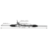 Auto Power Steering Gear Rack For Peugeot 307 2001-2008 4000.GE 4000.KY 4000.KW