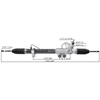 Auto Power Steering Gear Rack For Dongfeng Ruiqi 6 Rich 6 490014KH1A 490014KD0A 490014KD1A