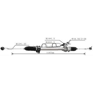 Auto Power Steering Gear Rack For Proton Saga BLM 08- PW891905