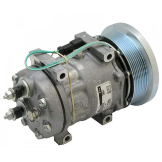 Truck air Conditioner A/C AC Compressor 24V For CAT 320-1291 4095U1 3201291 3389100 4720559 338-9100