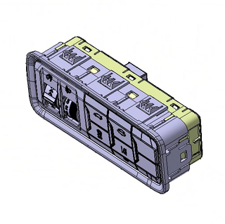 A00114783 Baic U5 Plus Left dashboard switch assembly