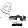 Radiator Air Deflector RH for Jetour X90 Plus F202803543HW